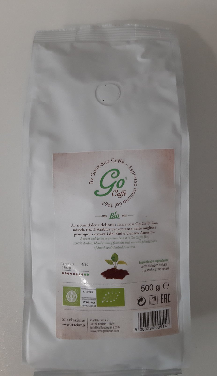 Еспресо Го кафе Био Горицијана 500 гр